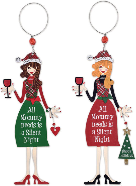 Wine Moms Ornament