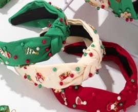 CHRISTMAS TREE SANTA REINDEER HAIR BAND HEADBAND