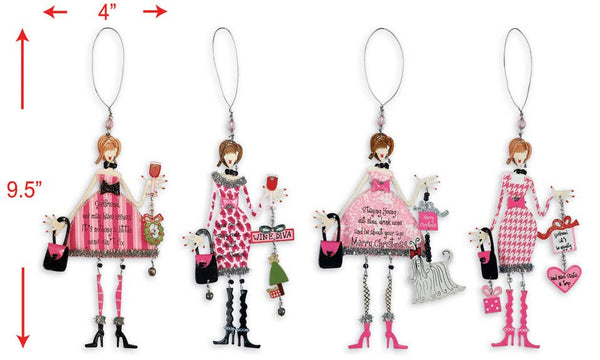 Girl Holidays Ornament