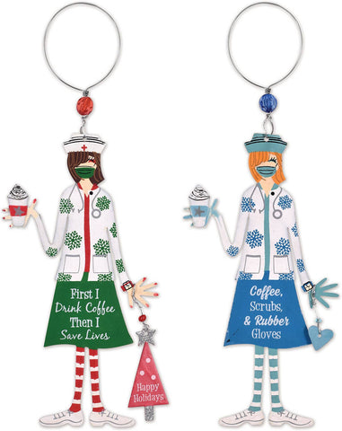 Nurses Ornament 2 Asst