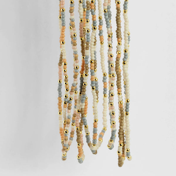 Set/8 Assorted 2Mm Seed Bead Necklaces