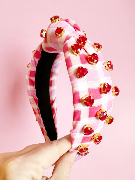 Red Hot Embellished Headband