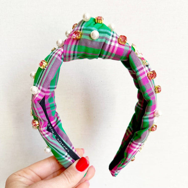 Green & Pink Nutcracker Headband