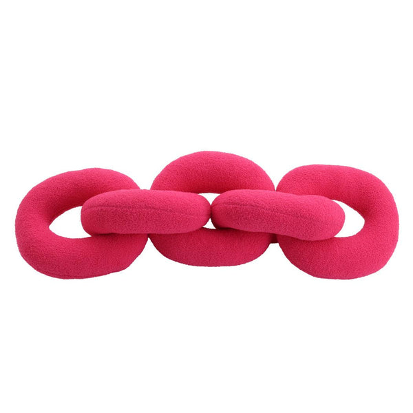 Pink Cotton Polyresin Plush Links, 48in.