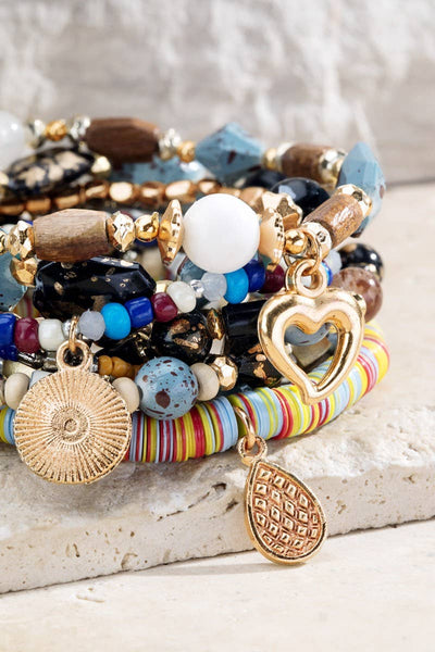 Layered Mixed Beads Bracelet