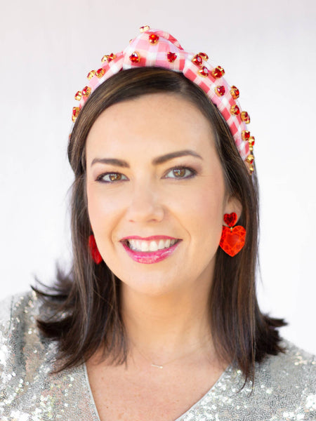 Red Hot Embellished Headband