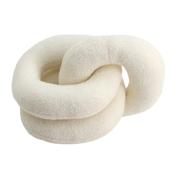 White Cotton Polyester Plush Links, 30in