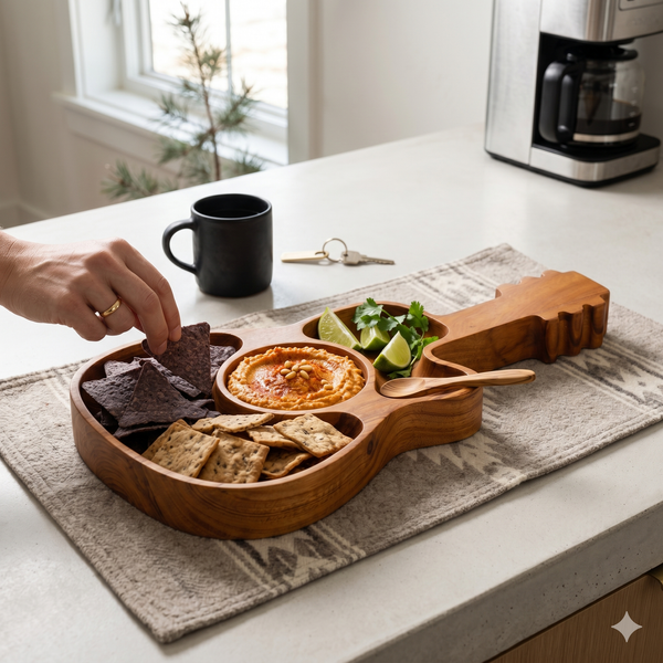 Wood Guitar Tray Big
