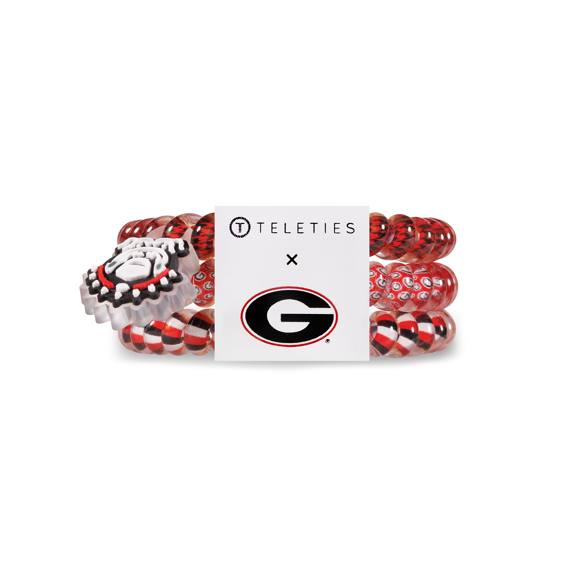 Spiral Hair Coils | Small | Univ. of Georgia Hair Ties