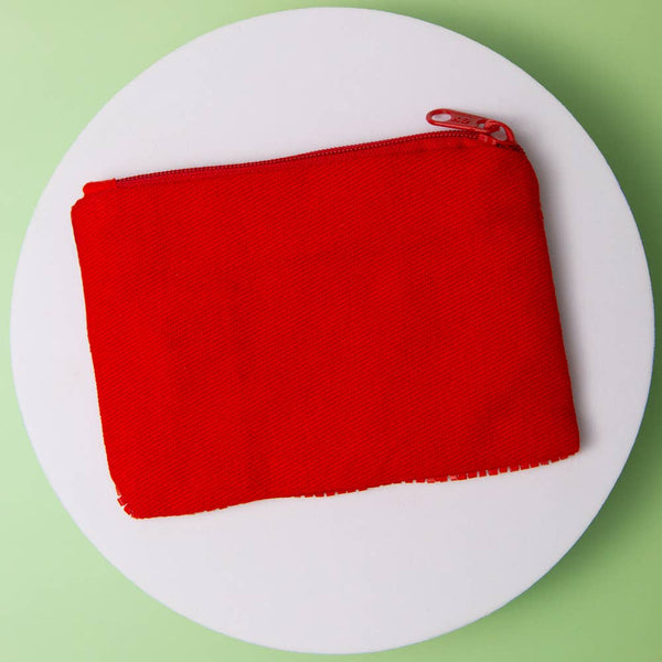 "Merry Christmas" Seed Beaded Coin Bag