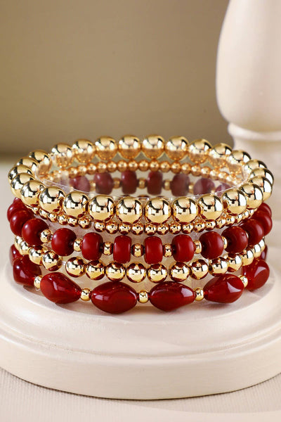 5-1 Stretch Beaded Bracelet set