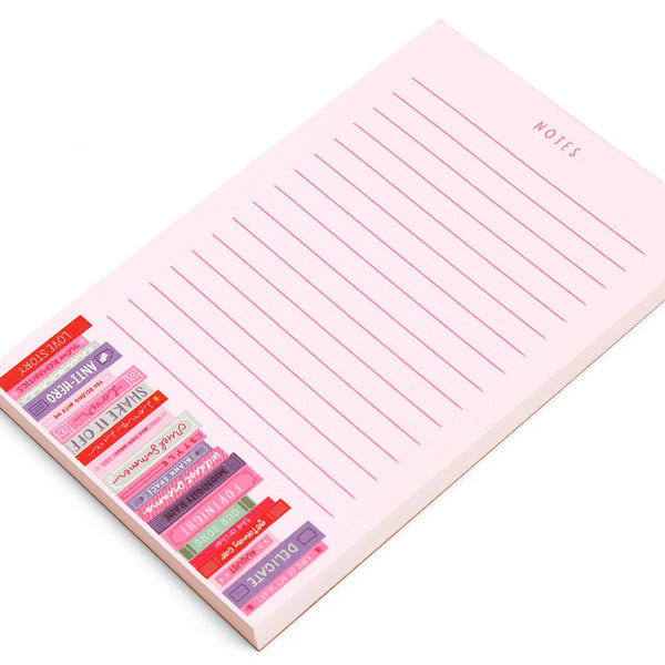Eras Book Tour Bookshelf 4x6 Notepad