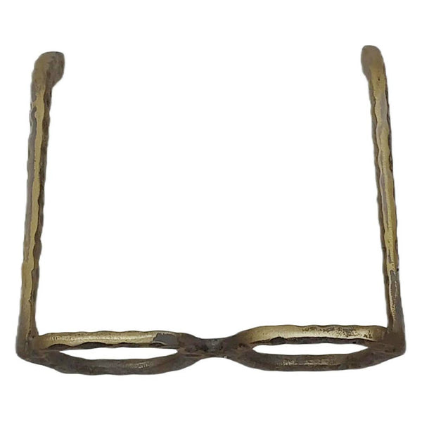Gold Metal Aluminum Modern Glasses, 8in