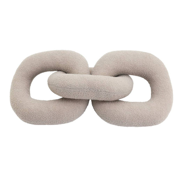 Ivory Cotton Polyester Plush Links, 30in