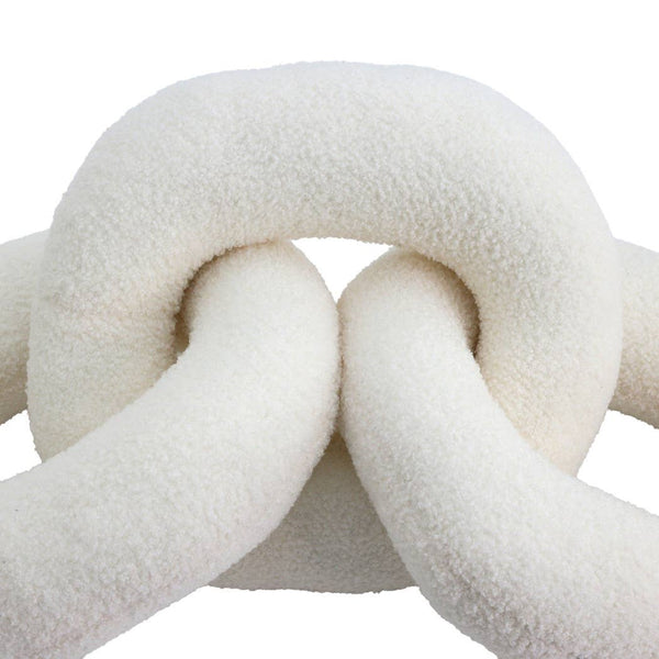 White Cotton Polyester Plush Links, 30in