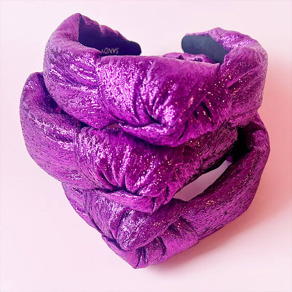 Purple Shimmer Headband