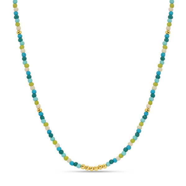 Set/8 Assorted 2Mm Seed Bead Necklaces