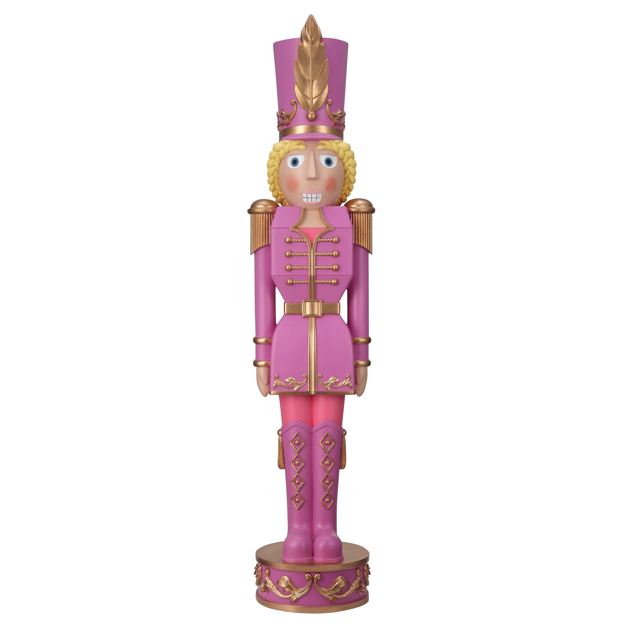 48 Inch Female Nutcracker Purple Christmas