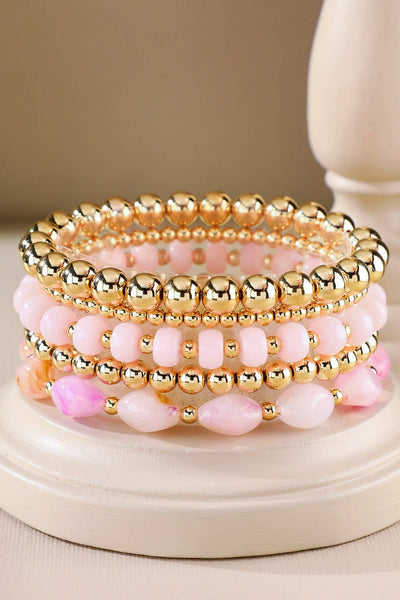 5-1 Stretch Beaded Bracelet set