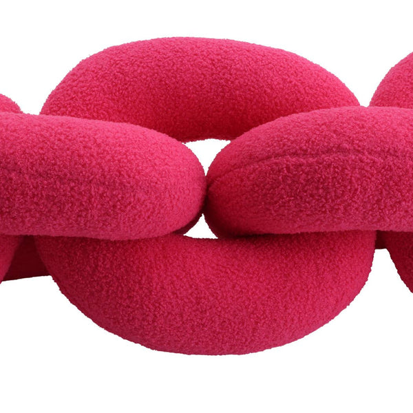 Pink Cotton Polyresin Plush Links, 48in.