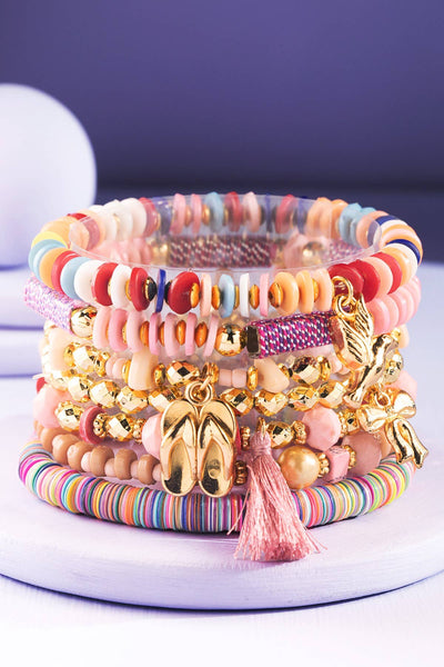 7 Layered Stacked Bracelet Set