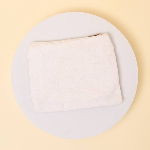 Feelin a Little Frosty Christmas Beaded Embroidered Coin Bag