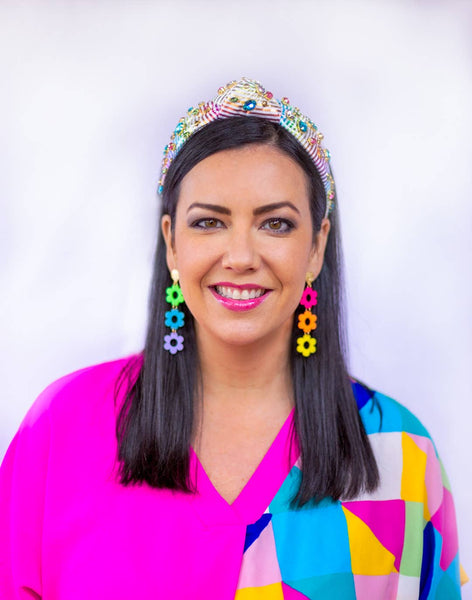 Rainbow Bejeweled Embellished Headband
