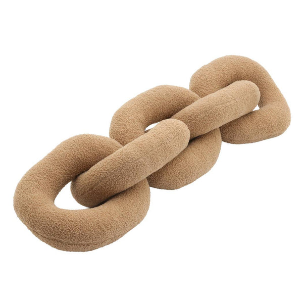 Brown Cotton Polyester Plush Links, 48in
