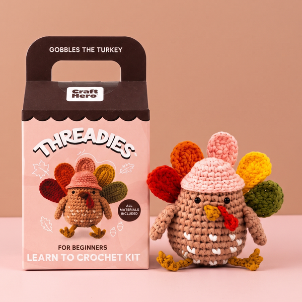 Thanksgiving Crochet Kit for Beginners | Gobbles | DIY
