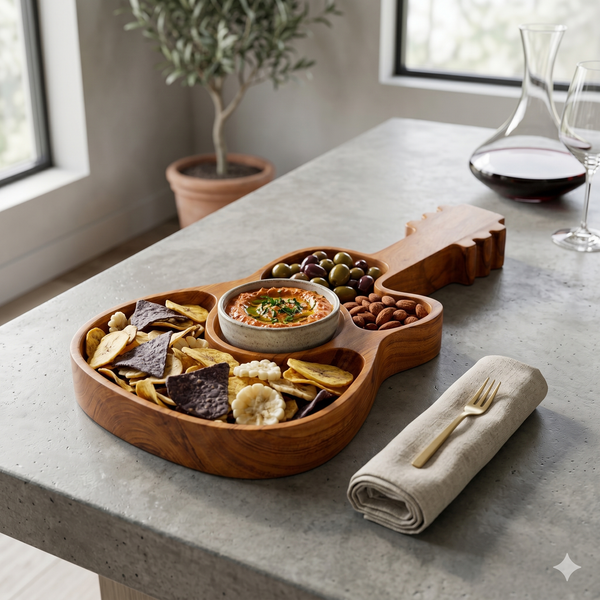 Wood Guitar Tray Big