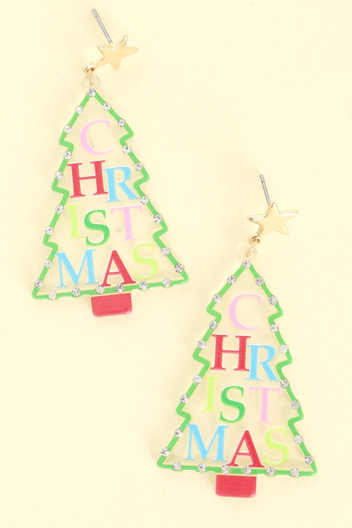 Christmas Tree Post Earrings