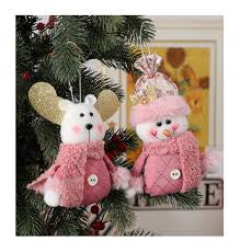 Mini Plush Ornament For Holiday | Christmas Tree Decor