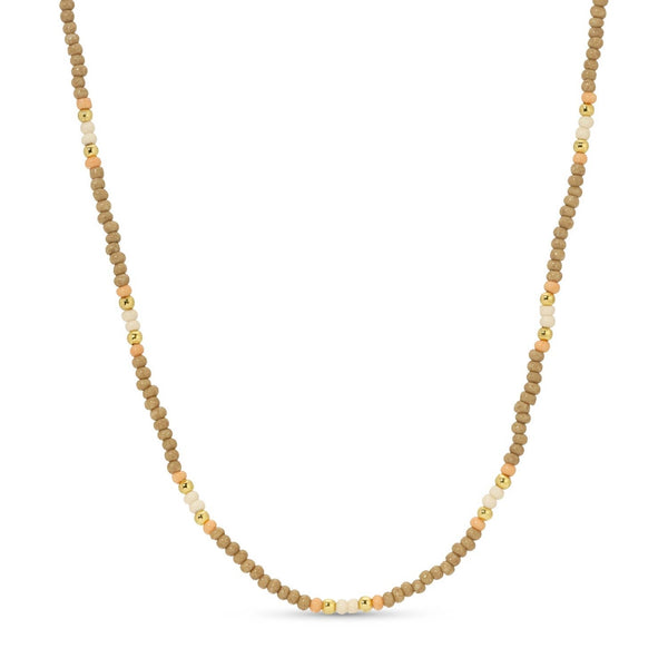 Set/8 Assorted 2Mm Seed Bead Necklaces