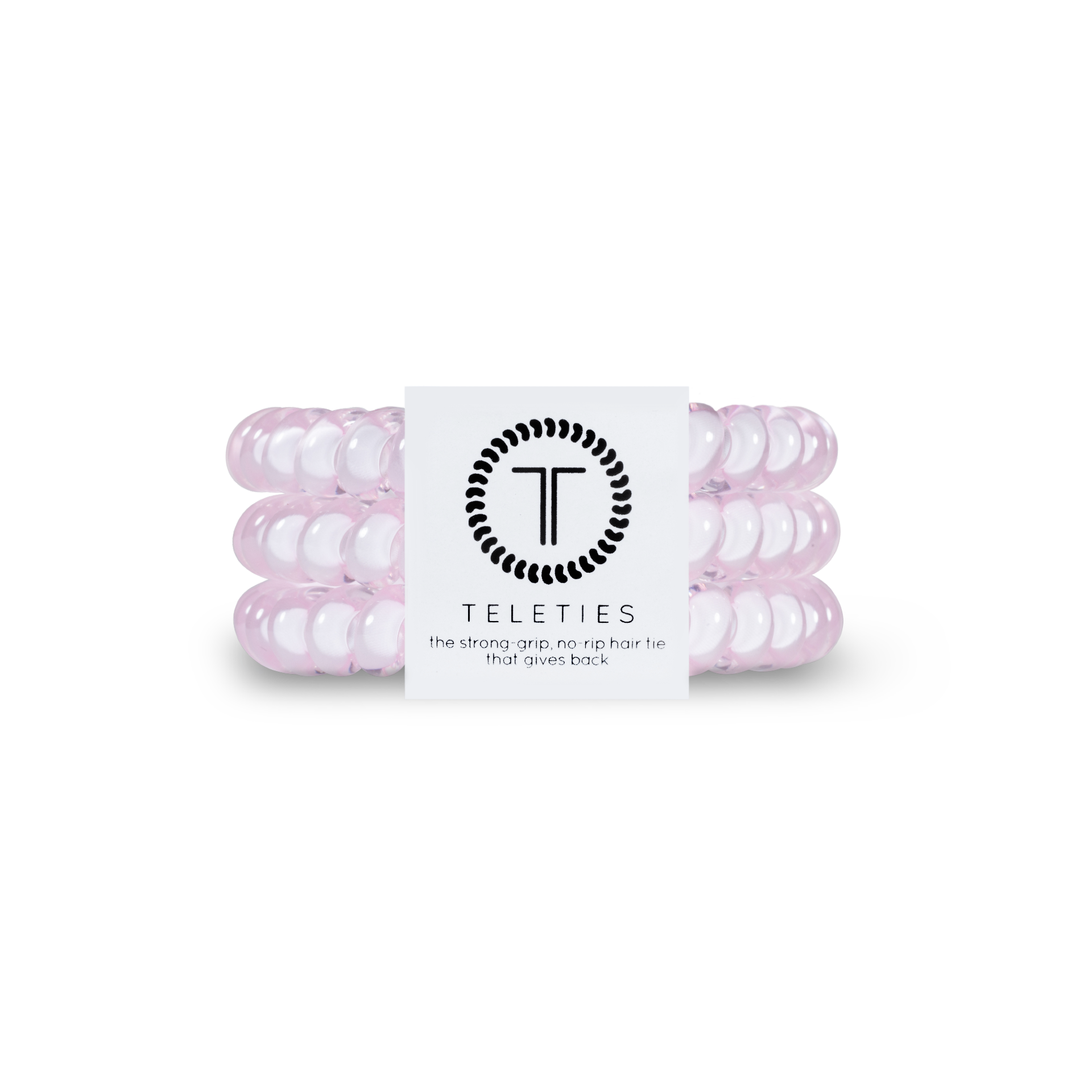 Spiral Hair Coils | Small | Rose Water Pink Hair Ties