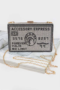 Rhinestone Fashion Express Clutch