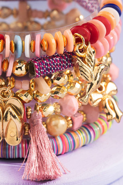 7 Layered Stacked Bracelet Set