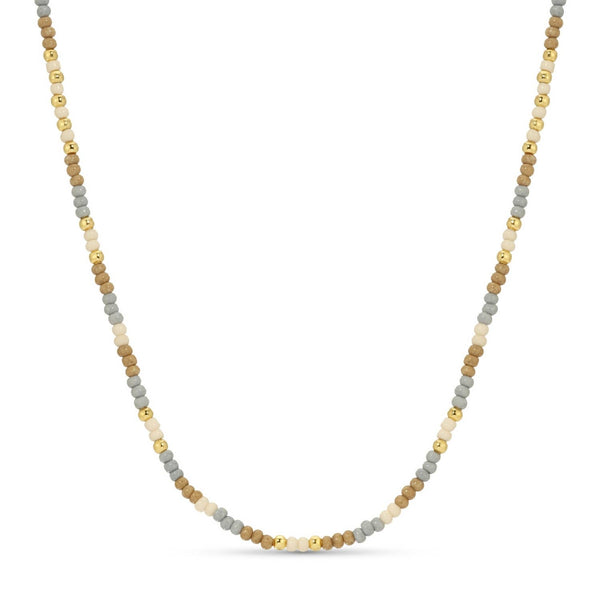 Set/8 Assorted 2Mm Seed Bead Necklaces