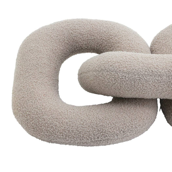 Ivory Cotton Polyester Plush Links, 30in