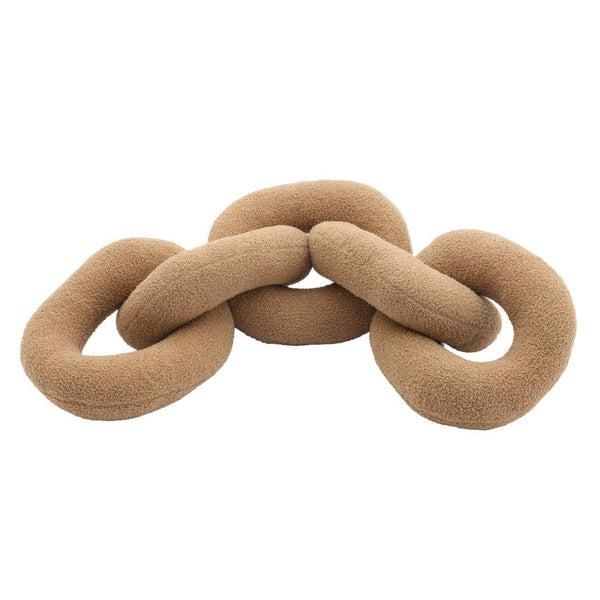 Brown Cotton Polyester Plush Links, 48in