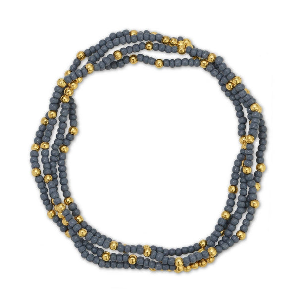 Solid Color 2mm Seed Bead Bracelets