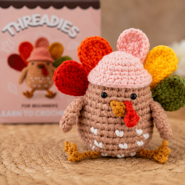 Thanksgiving Crochet Kit for Beginners | Gobbles | DIY