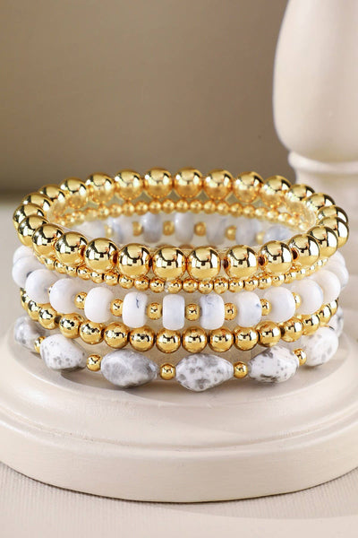 5-1 Stretch Beaded Bracelet set