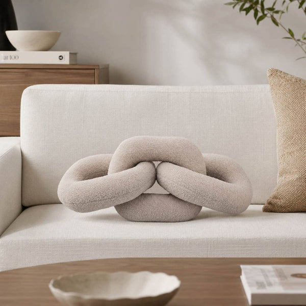 Ivory Cotton Polyester Plush Links, 30in