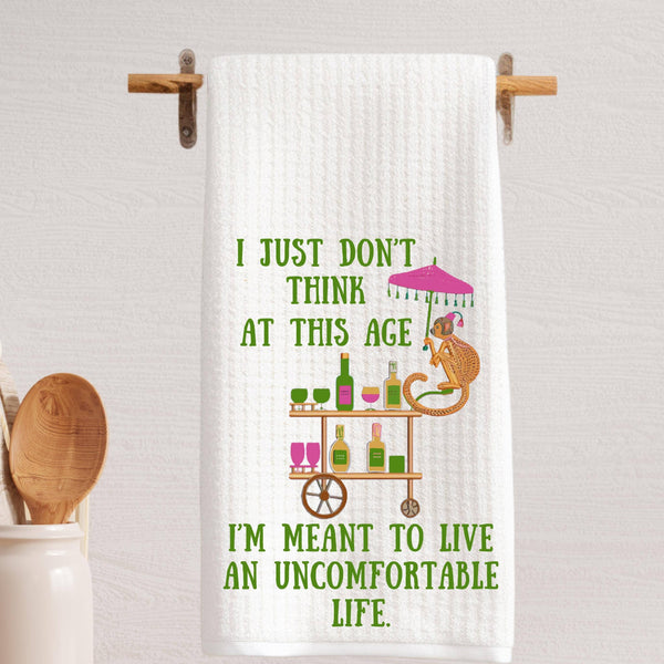 White Lotus Kitchen Towels: Piper No, Lorazepam, Uncomfortable Life Quotes