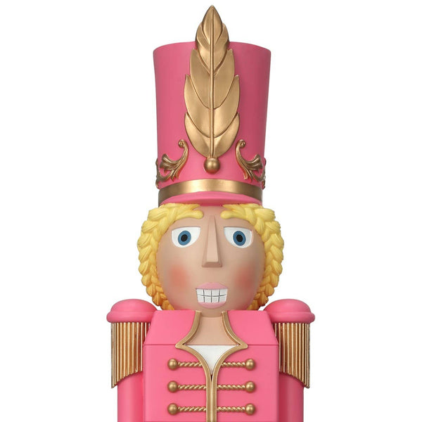 37 Inch Female Christmas Nutcracker Pink/Gold