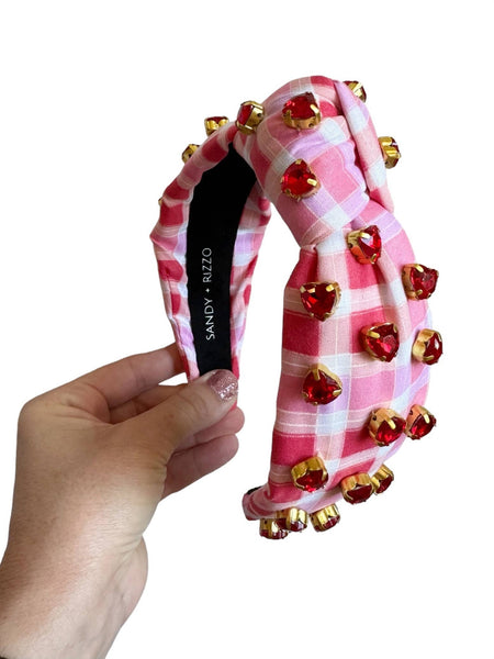 Red Hot Embellished Headband