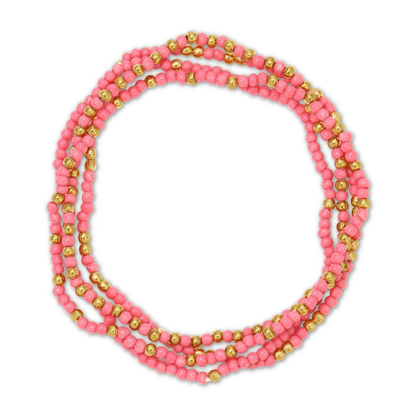 Solid Color 2mm Seed Bead Bracelets