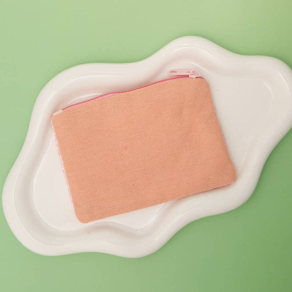 Christmas Tree Beaded Coin Bag w/ Bow