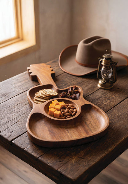 Wood Guitar Tray Big