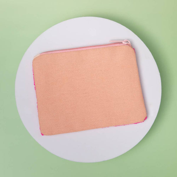 Christmas Nutcracker & Tree Seed Beaded Mini Coin Bag